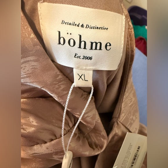 Boheme Women's Maxi Dress in Shimmering Bronze - Picture 5 of 7